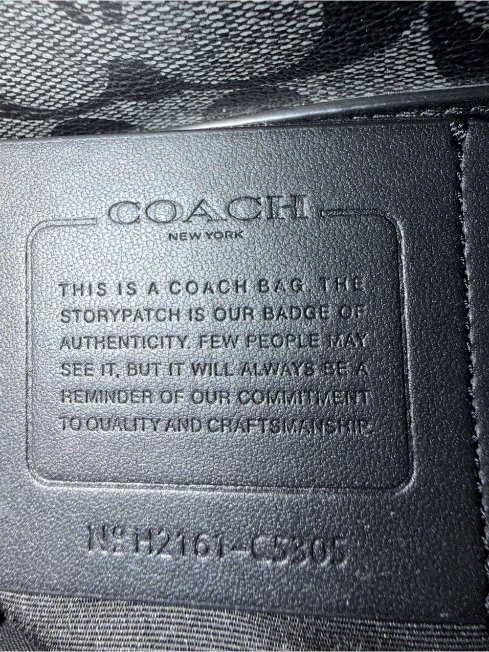 Coach Venturer Men's Signature Canvas Duffel in Charcoal and Black C5305 - Picture 12 of 14